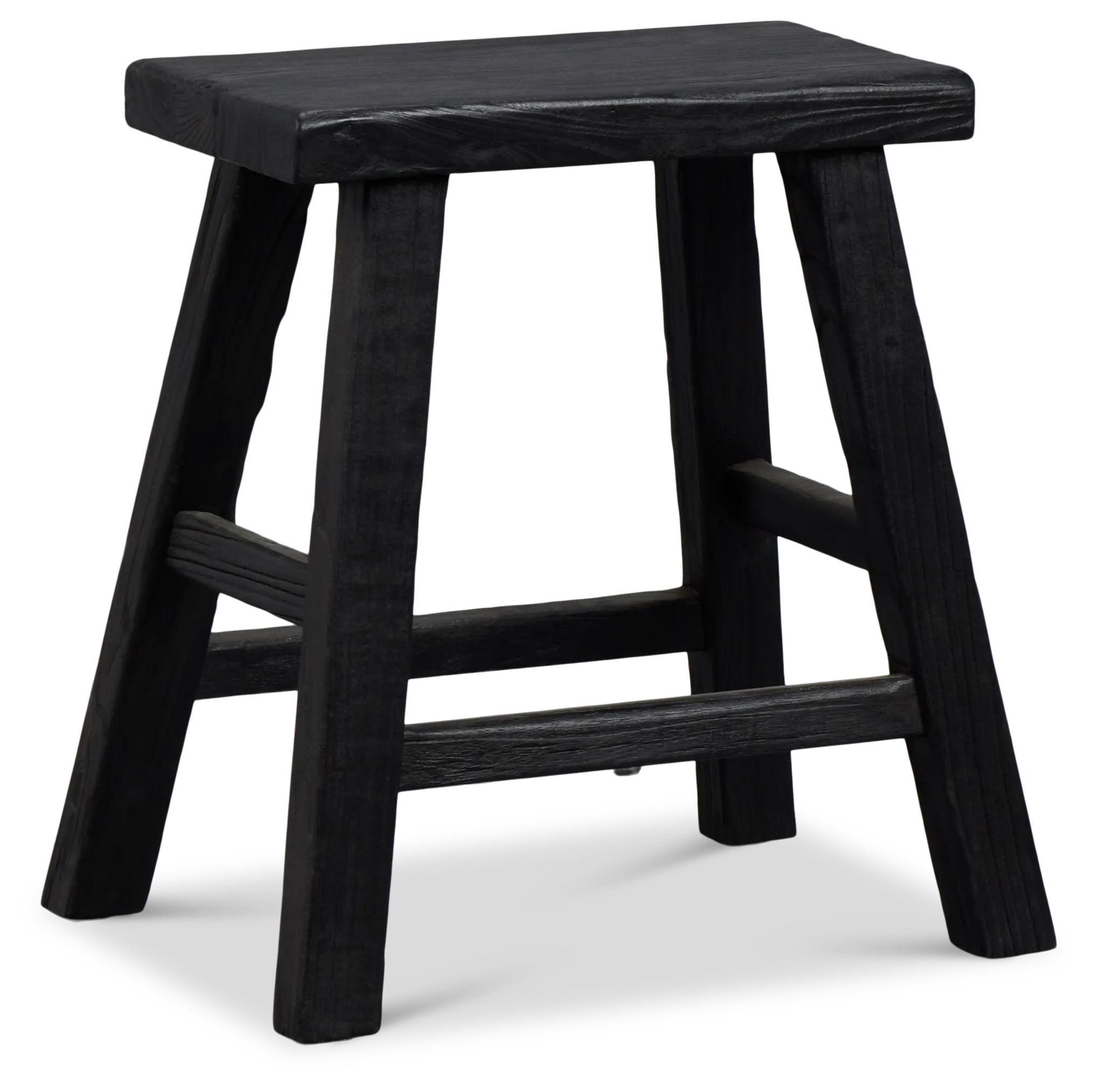 Demir Black Accent Stool