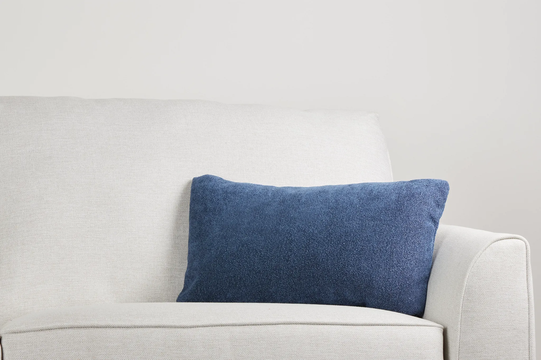 Eden Dark Blue Lumbar Accent Pillow