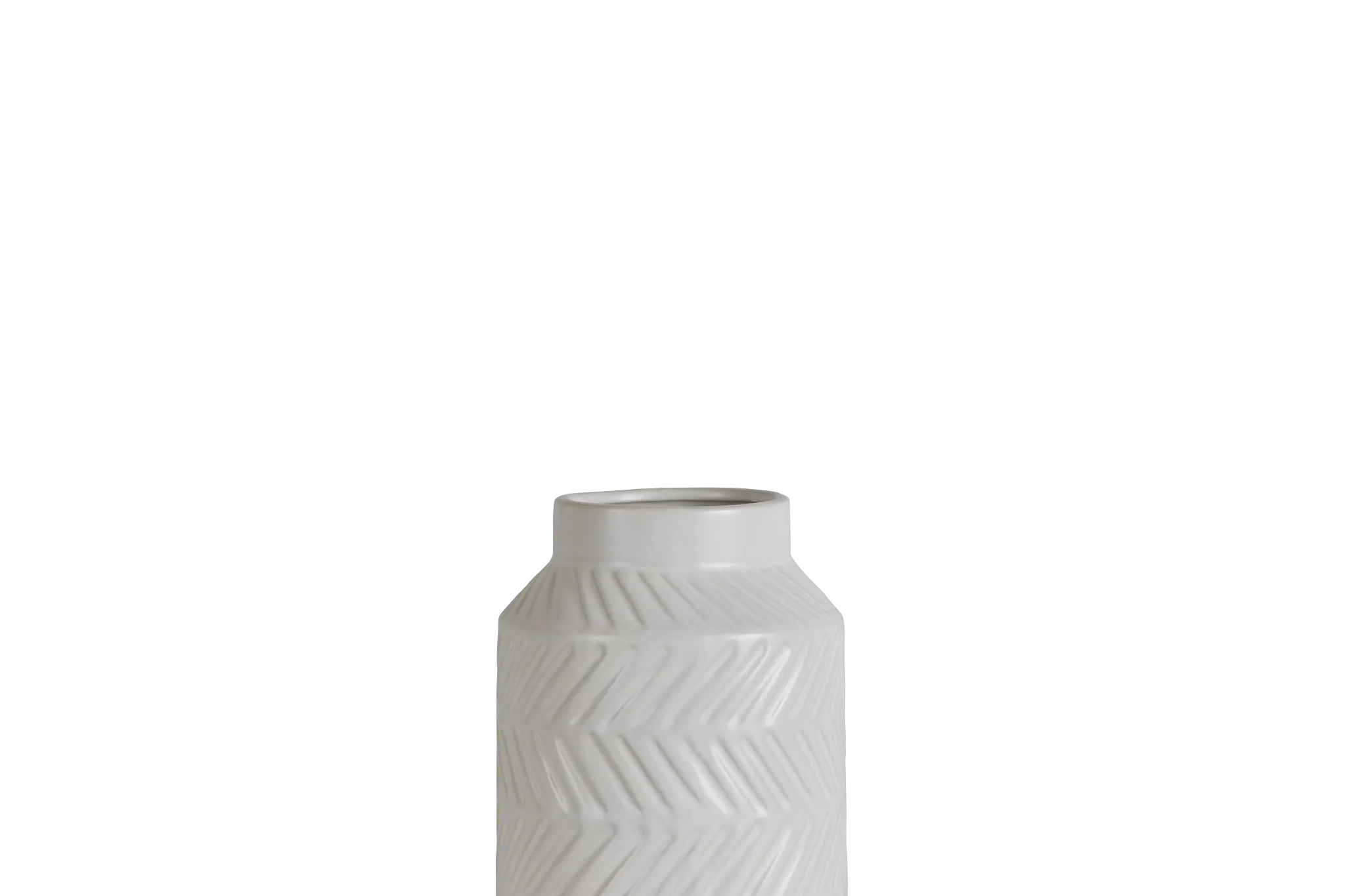 Allie White Small Vase