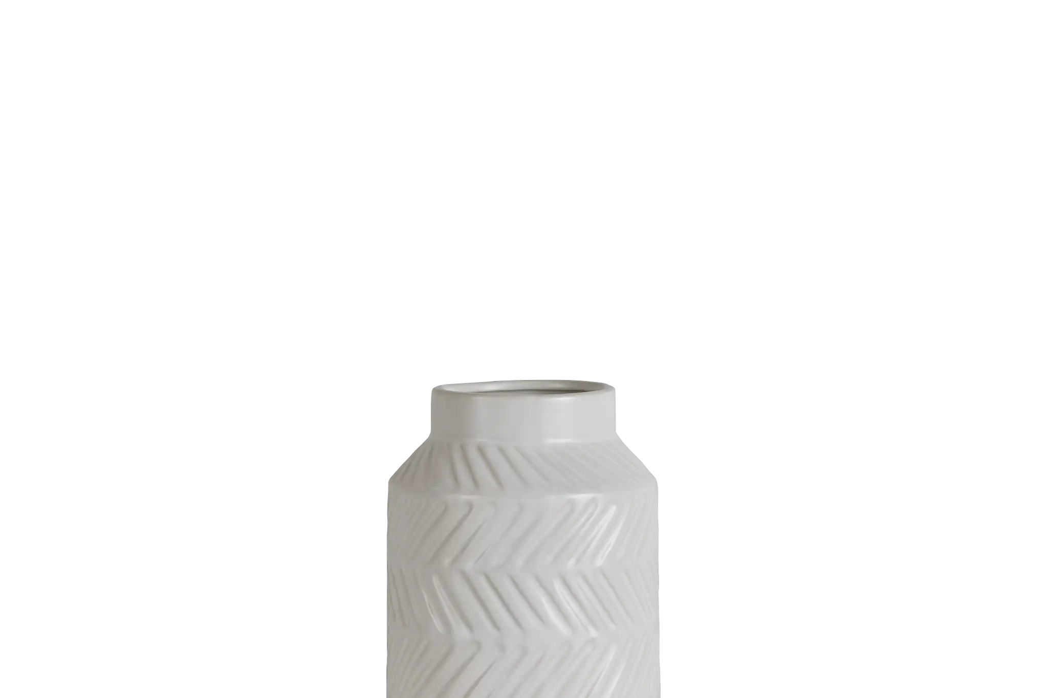 Allie White Small Vase Allie White Small Vase