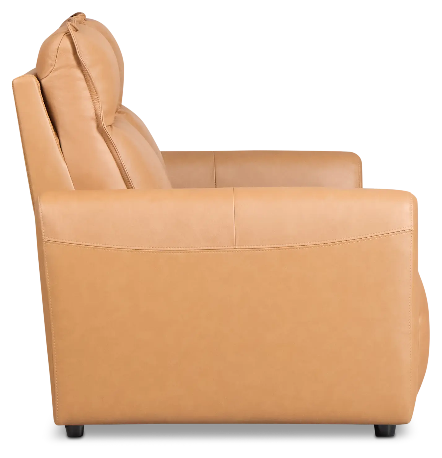Edison Medium Brown Leather/Vinyl 2-piece Modular Power Reclining Sofa Edison Medium Brown Leather/Vinyl 2-piece Modular Power Reclining Sofa