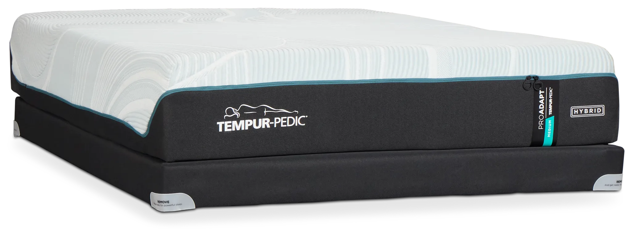 Tempur-pedic Tempur-proadapt Medium Hybrid Low-profile Mattress Set