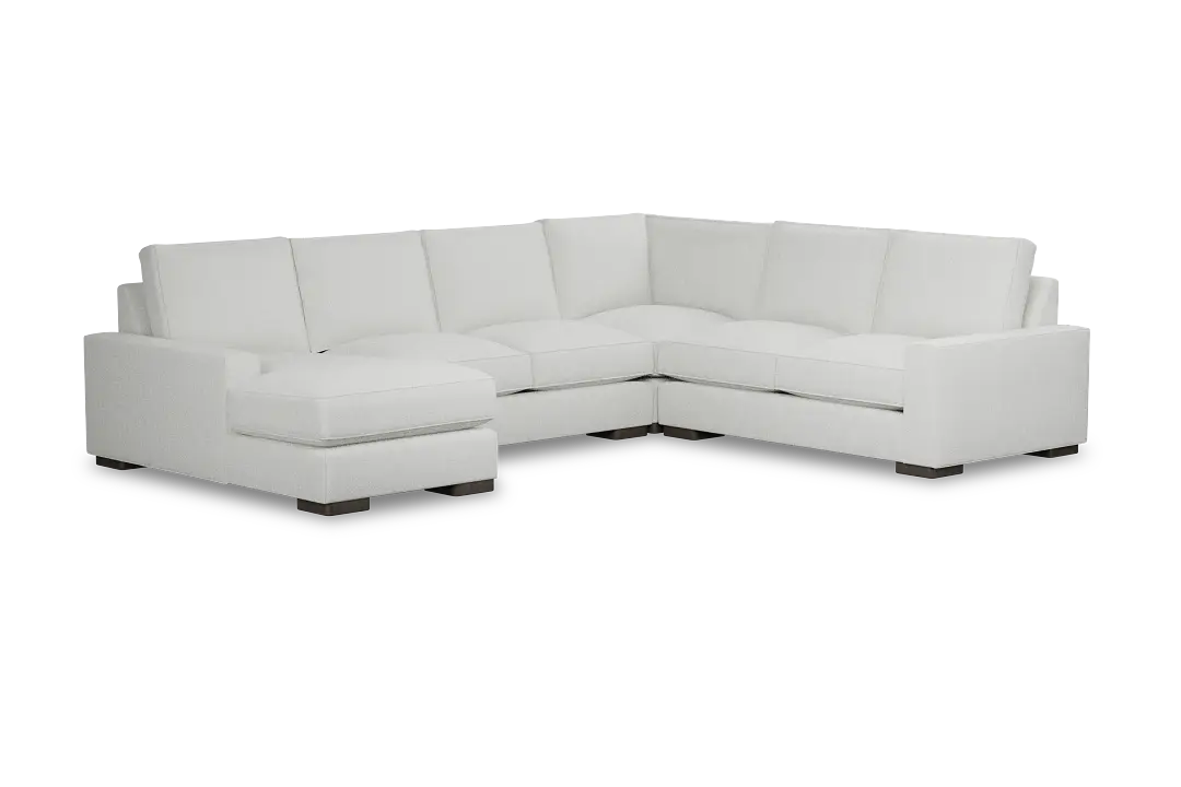Edgewater Revenue White Medium Left Chaise Sectional Edgewater Revenue White Medium Left Chaise Sectional