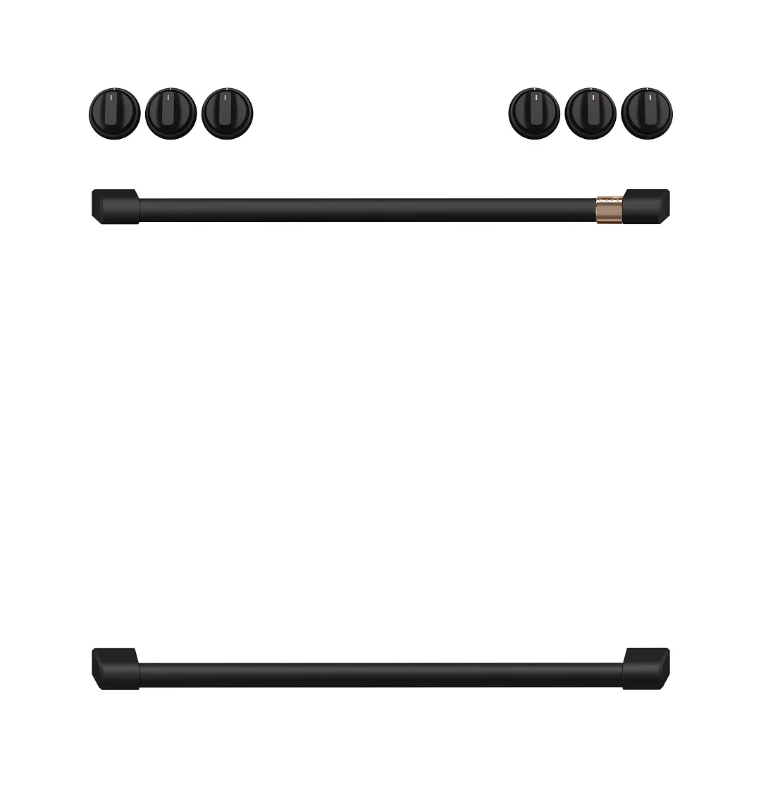 Cafe Handle Flat Black Range Handle