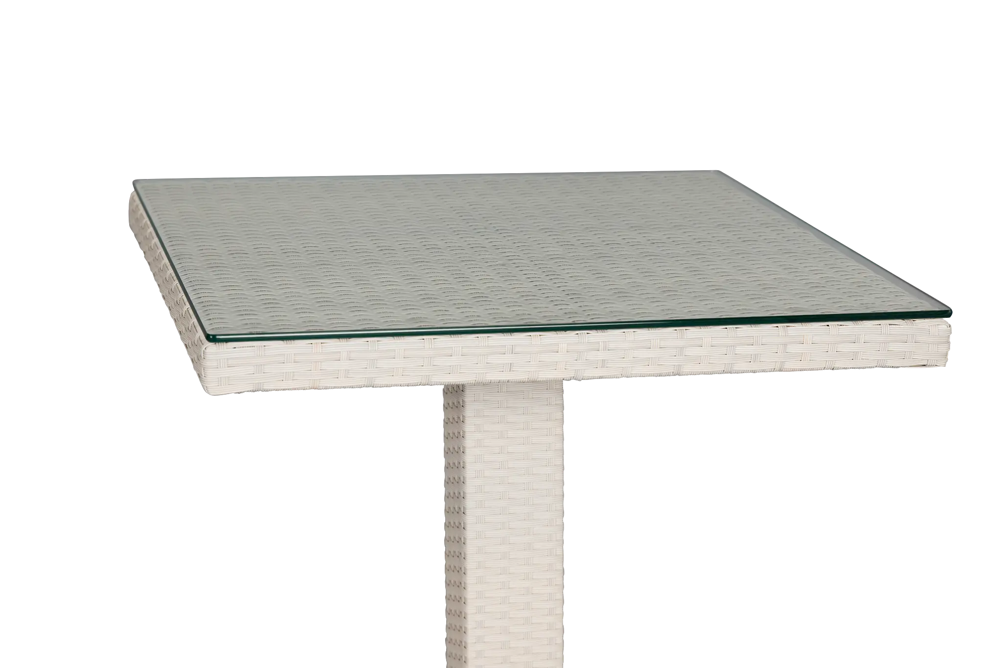 Bahia White 27" Square Table Bahia White 27" Square Table
