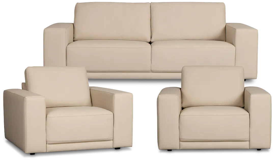 Kellan Ivory 92" Living Room