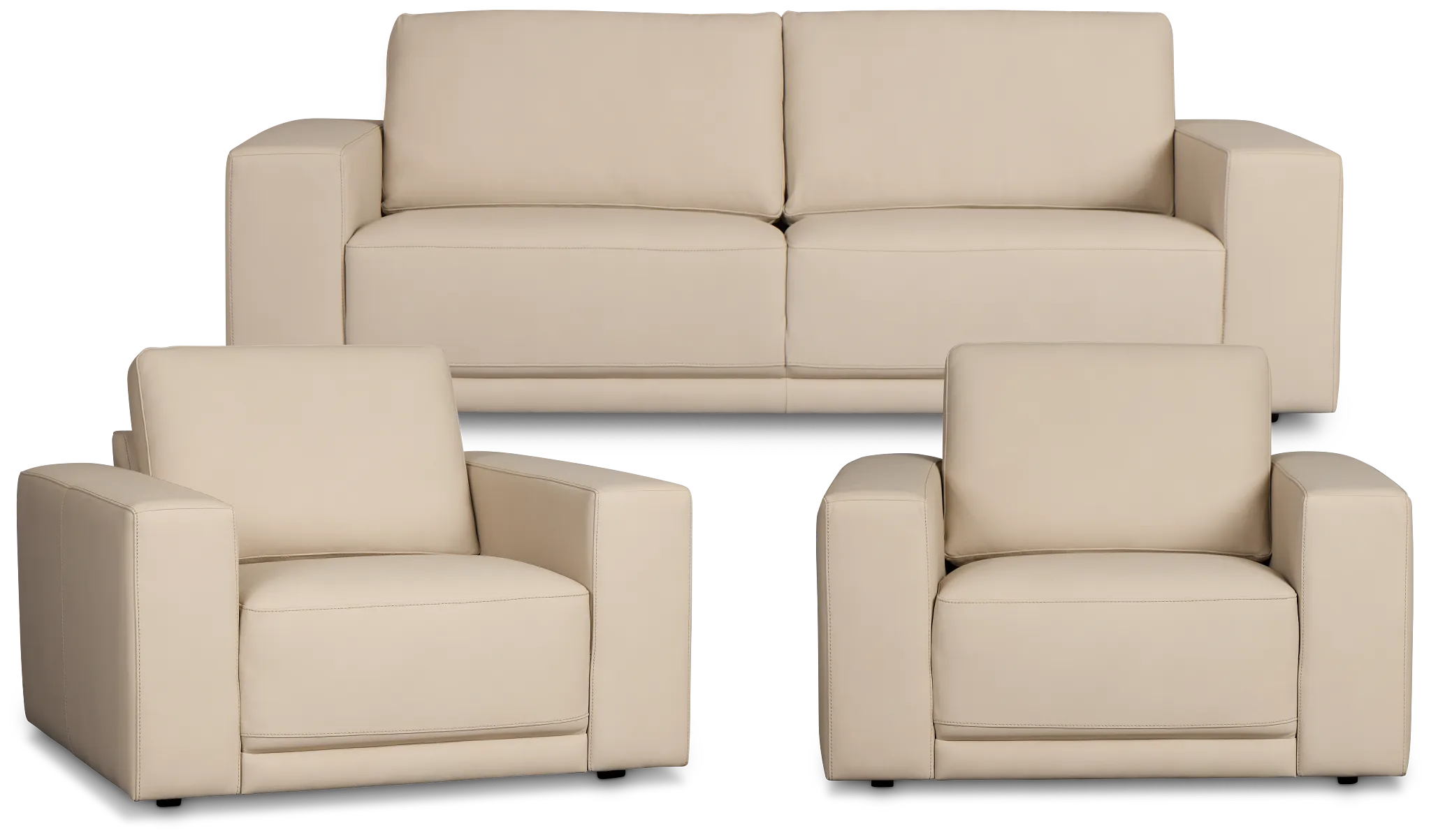 Kellan Ivory 92" Living Room