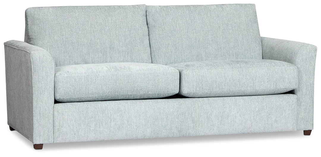 Shore Light Blue Fabric Sleeper Frame