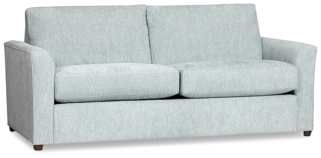 Shore Light Blue Fabric Sleeper Frame Shore Light Blue Fabric Sleeper Frame
