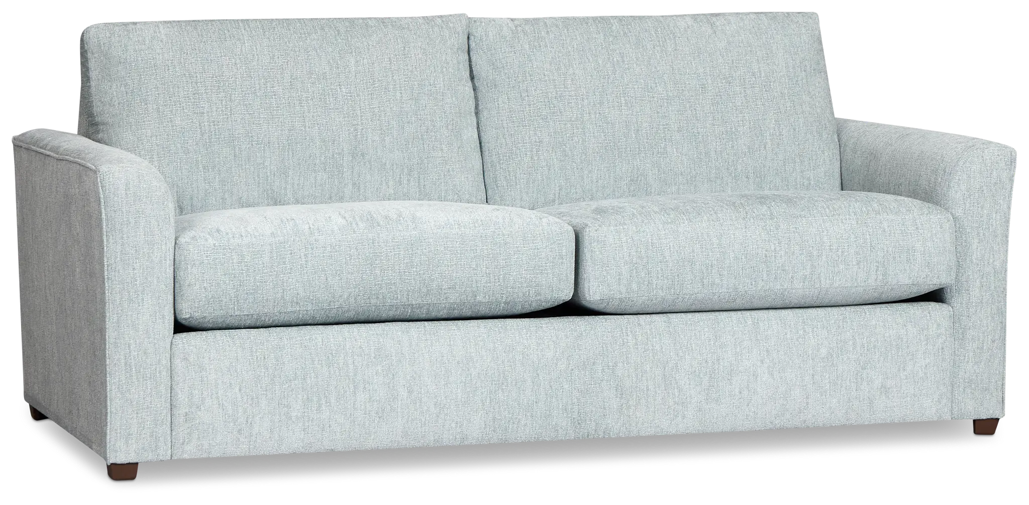 Shore Light Blue Fabric Sleeper Frame Shore Light Blue Fabric Sleeper Frame