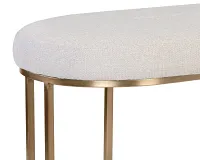 Mindi Light Beige Uph Bench