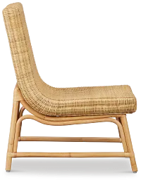 Cozis Light Tone Woven Accent Chair