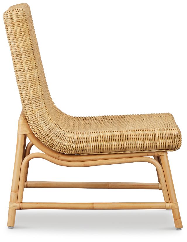 Cozis Light Tone Woven Accent Chair