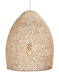 Rattan Large Pendant