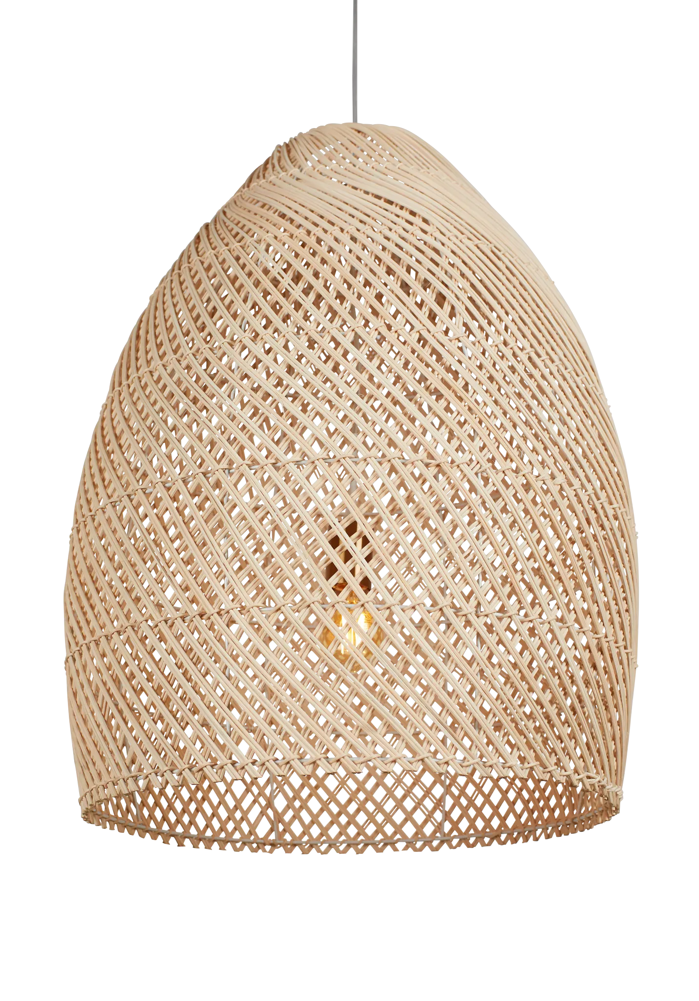 Rattan Large Pendant