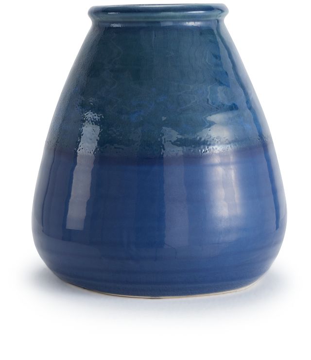 Remy Dark Blue Small Vase