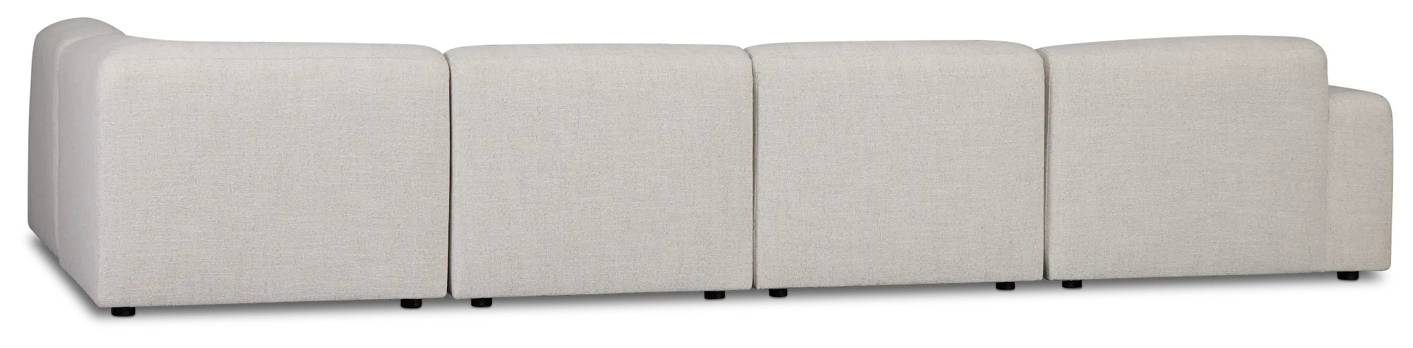 Baylor Light Beige Fabric 5-piece Modular Sectional Baylor Light Beige Fabric 5-piece Modular Sectional