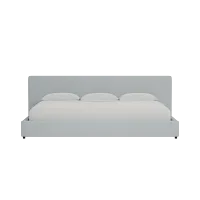 Grayton Natural Beauty Light Blue 44" Upholstered Platform Bed