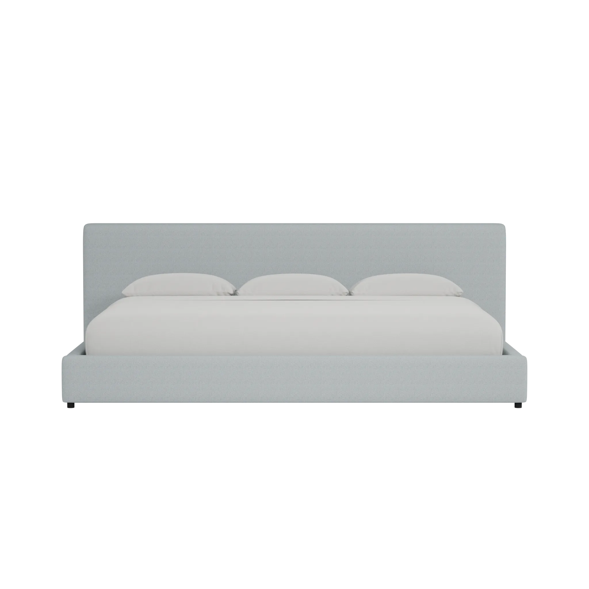 Grayton Natural Beauty Light Blue 44" Upholstered Platform Bed