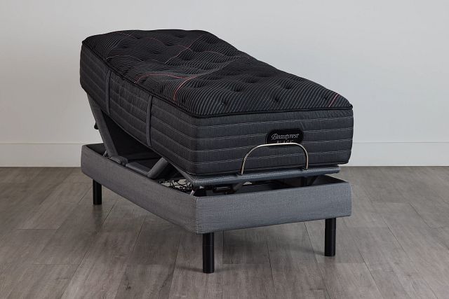 Beautyrest Black C-class Plush Black Luxury Adjustable Mattress Set