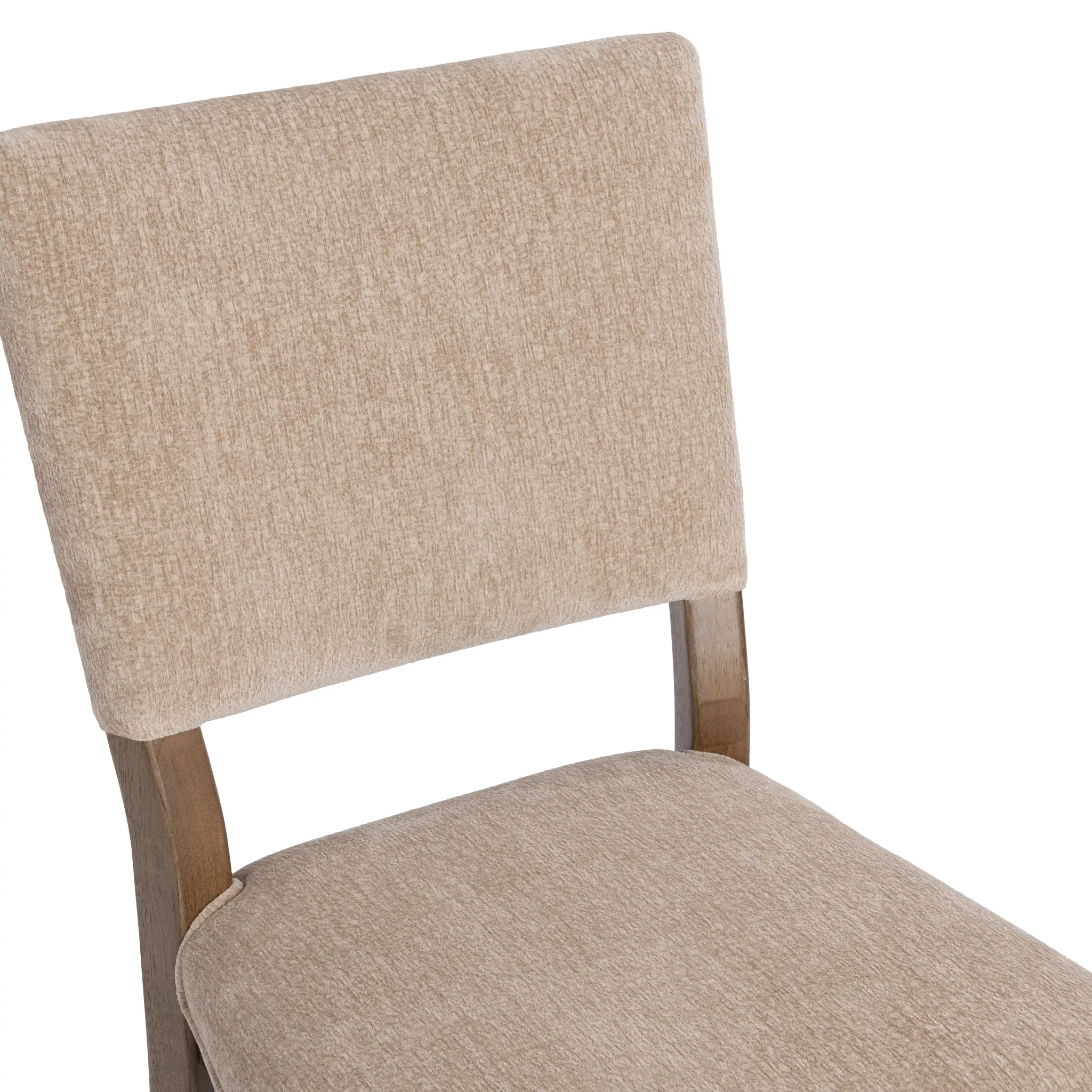 Elena Beige Set Of 2 Upholstered Side Chair Elena Beige Set Of 2 Upholstered Side Chair