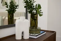 Teya White Medium Vase