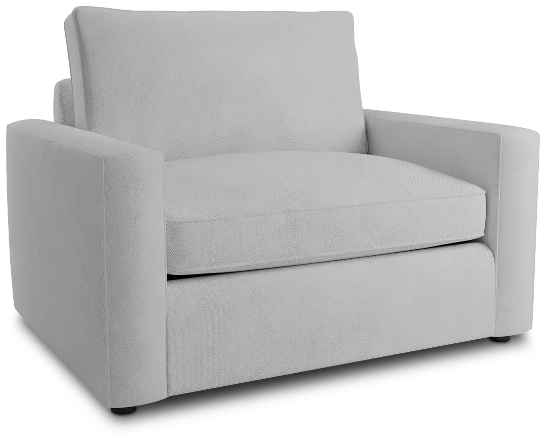 Siesta Peyton White Fabric Cooling Memory Foam Sleeper Siesta Peyton White Fabric Cooling Memory Foam Sleeper