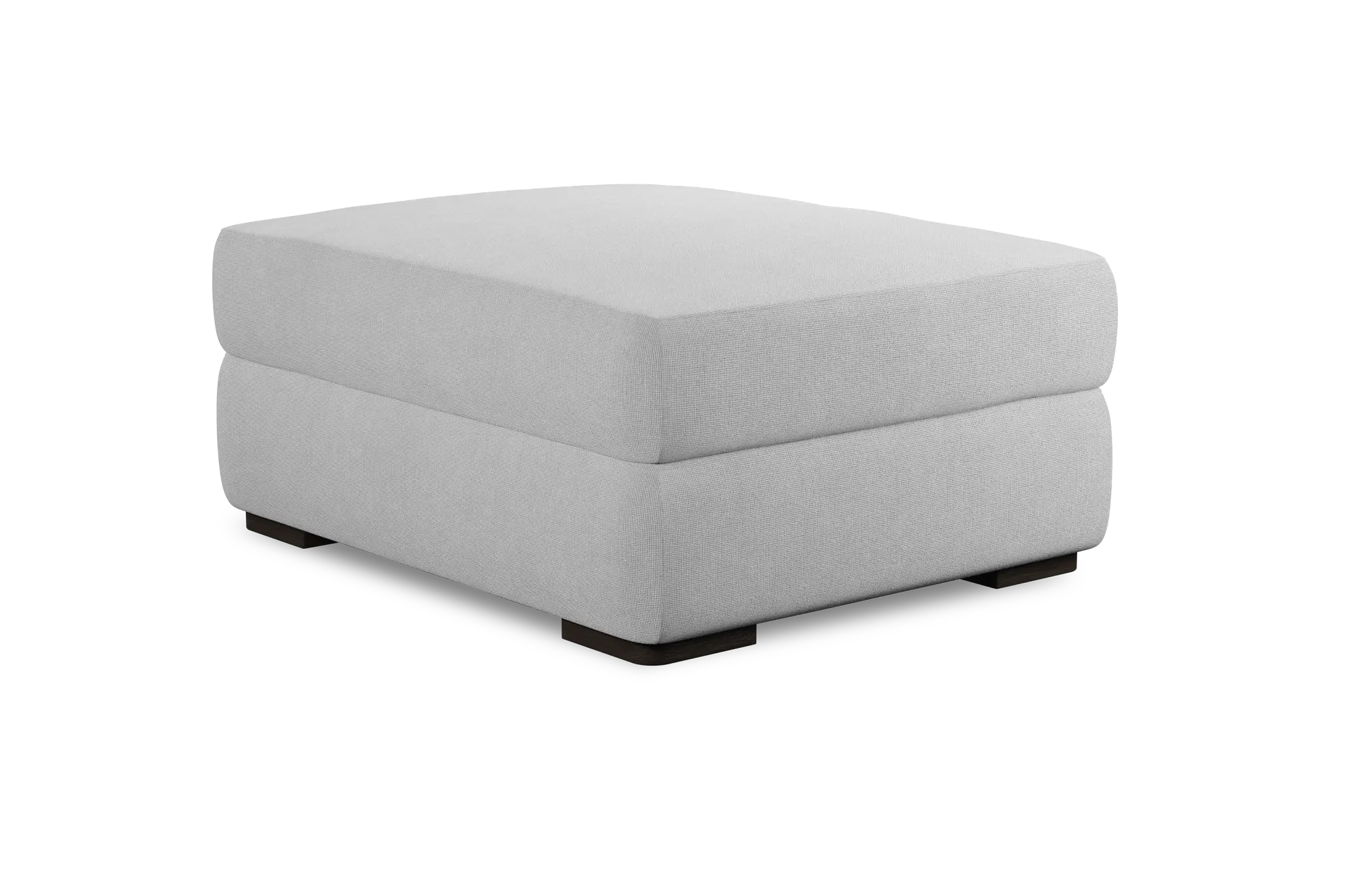 Edgewater Suave White Ottoman Edgewater Suave White Ottoman