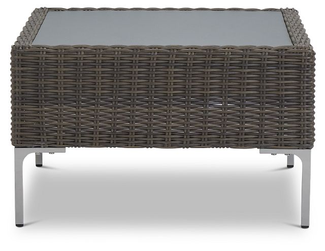 Tulum Gray Square Coffee Table