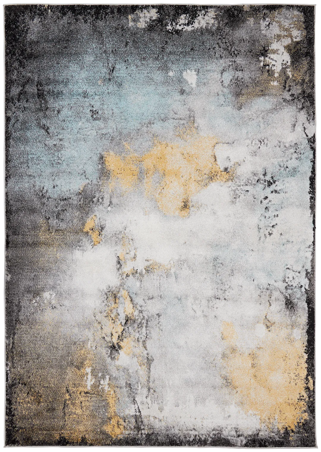 Emilia Black 5x8 Area Rug