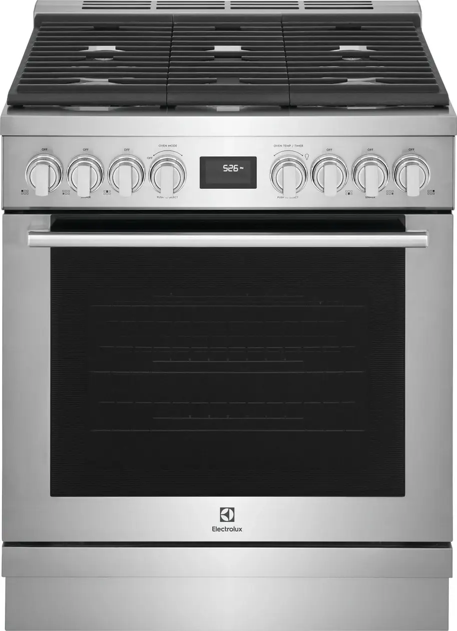 Electrolux 3068 Series Stainless Steel 30" Gas Range Electrolux 3068 Series Stainless Steel 30" Gas Range