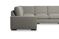 Edgewater Maguire Pewter Medium Right Chaise Sectional