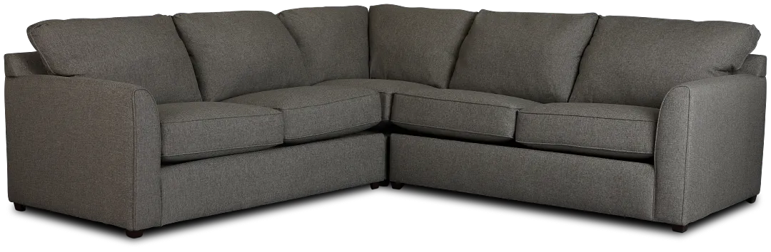 Asheville Brown Fabric Two-arm Right Innerspring Sleeper Sectional