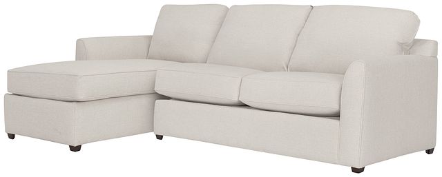 Asheville Light Taupe Fabric Left Chaise Sectional (0)