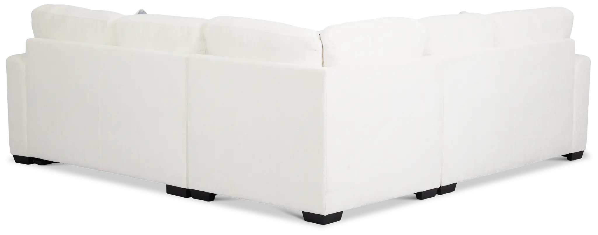 Everly White Fabric Small 2-arm Right Sleeper Storage Sectional Everly White Fabric Small 2-arm Right Sleeper Storage Sectional