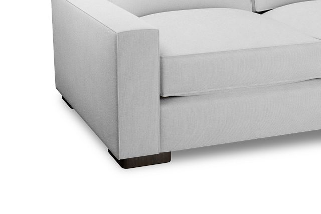 Edgewater Suave White Small Two-arm Sectional