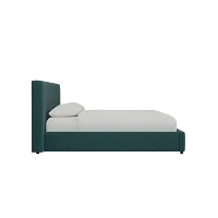 Grayton Joya Green 44" Upholstered Platform Bed