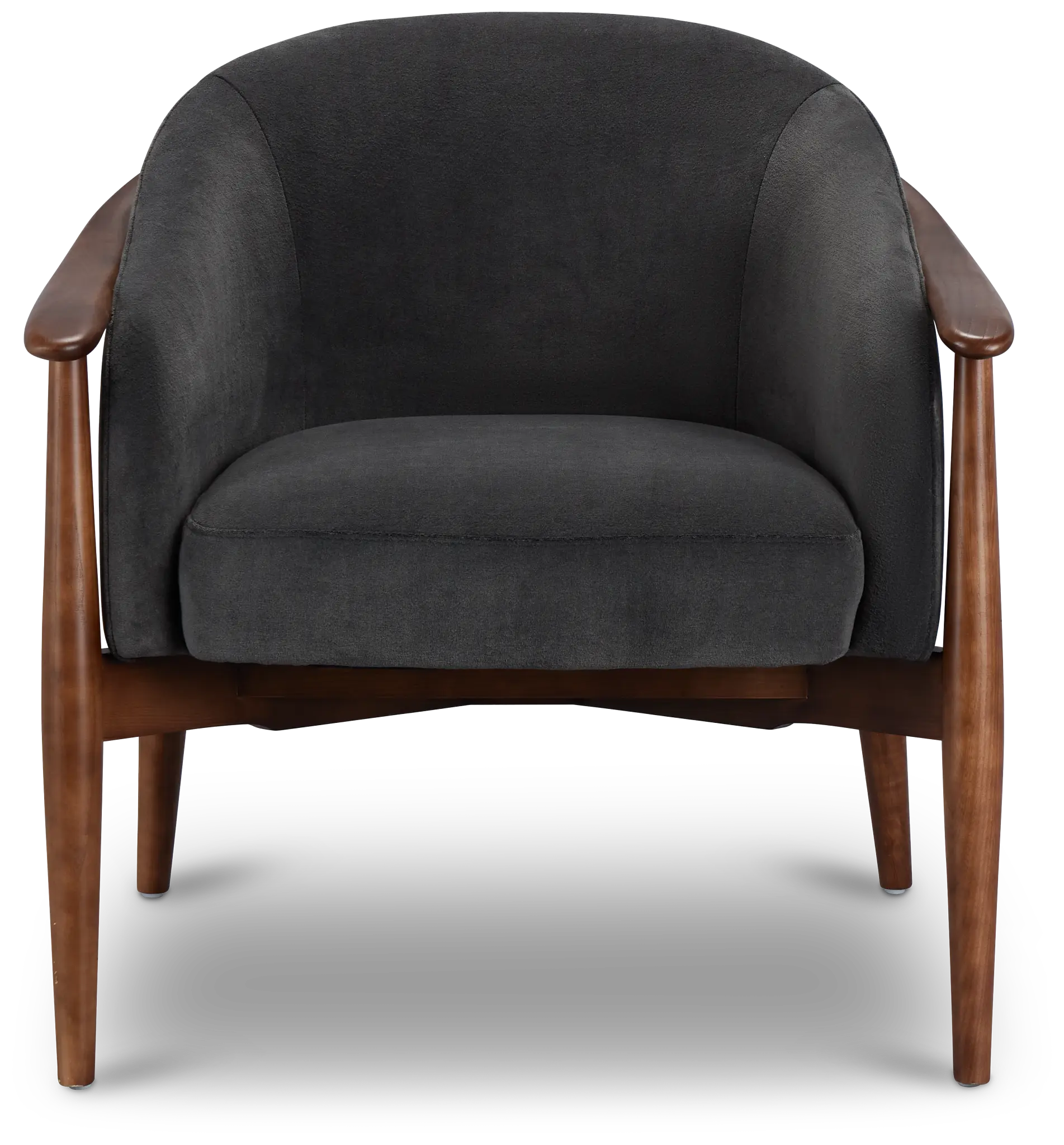 Nova Dark Gray Velvet Accent Chair Nova Dark Gray Velvet Accent Chair