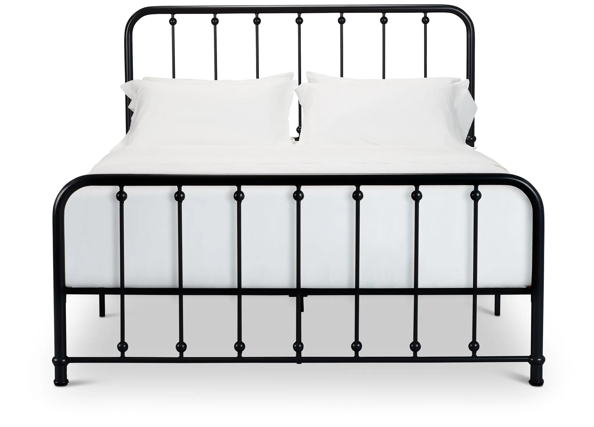 Rory Black Metal Panel Bed Rory Black Metal Panel Bed