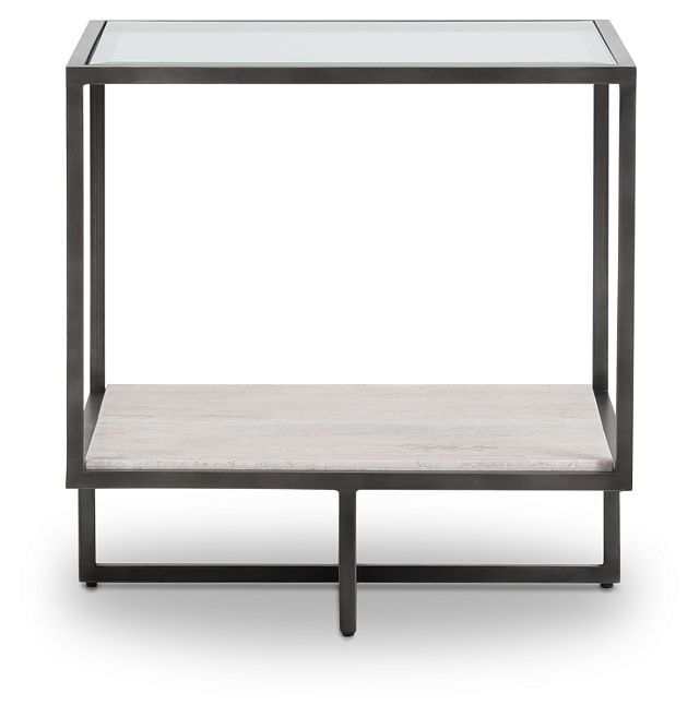 Harlow Glass End Table