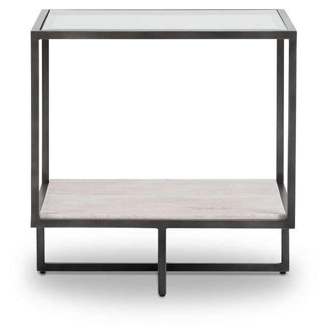 Harlow Glass End Table
