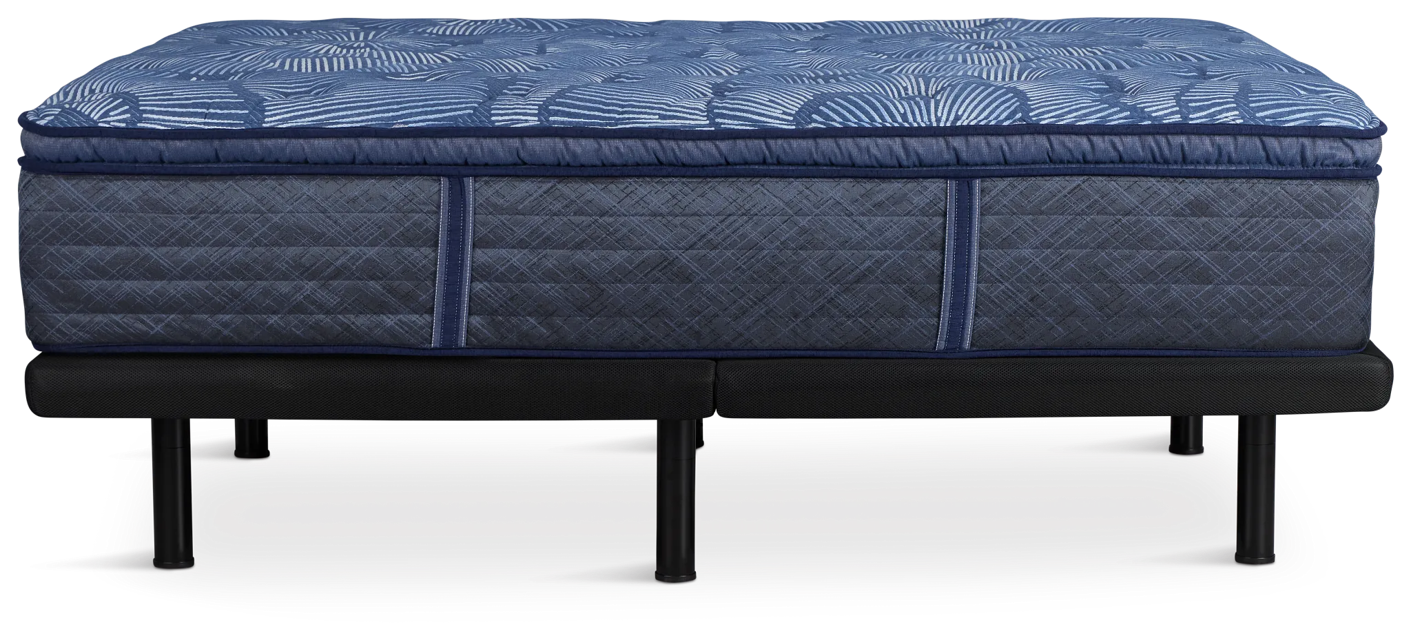 Serta Perfect Sleeper Cobalt Calm Plush Plus Adjustable Mattress Set