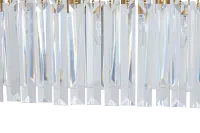 Audrey Gold Rect Chandelier