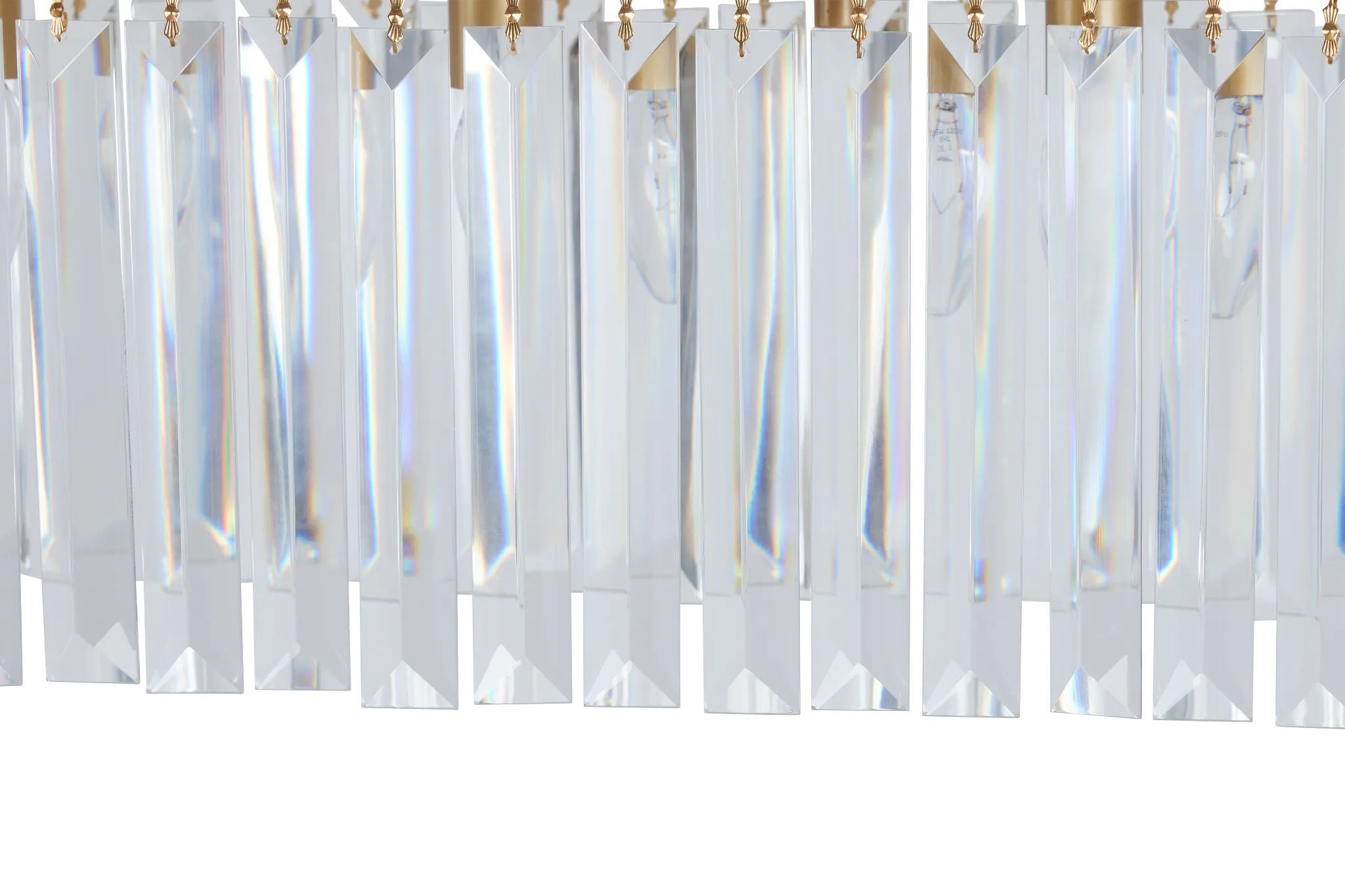 Audrey Gold Rect Chandelier