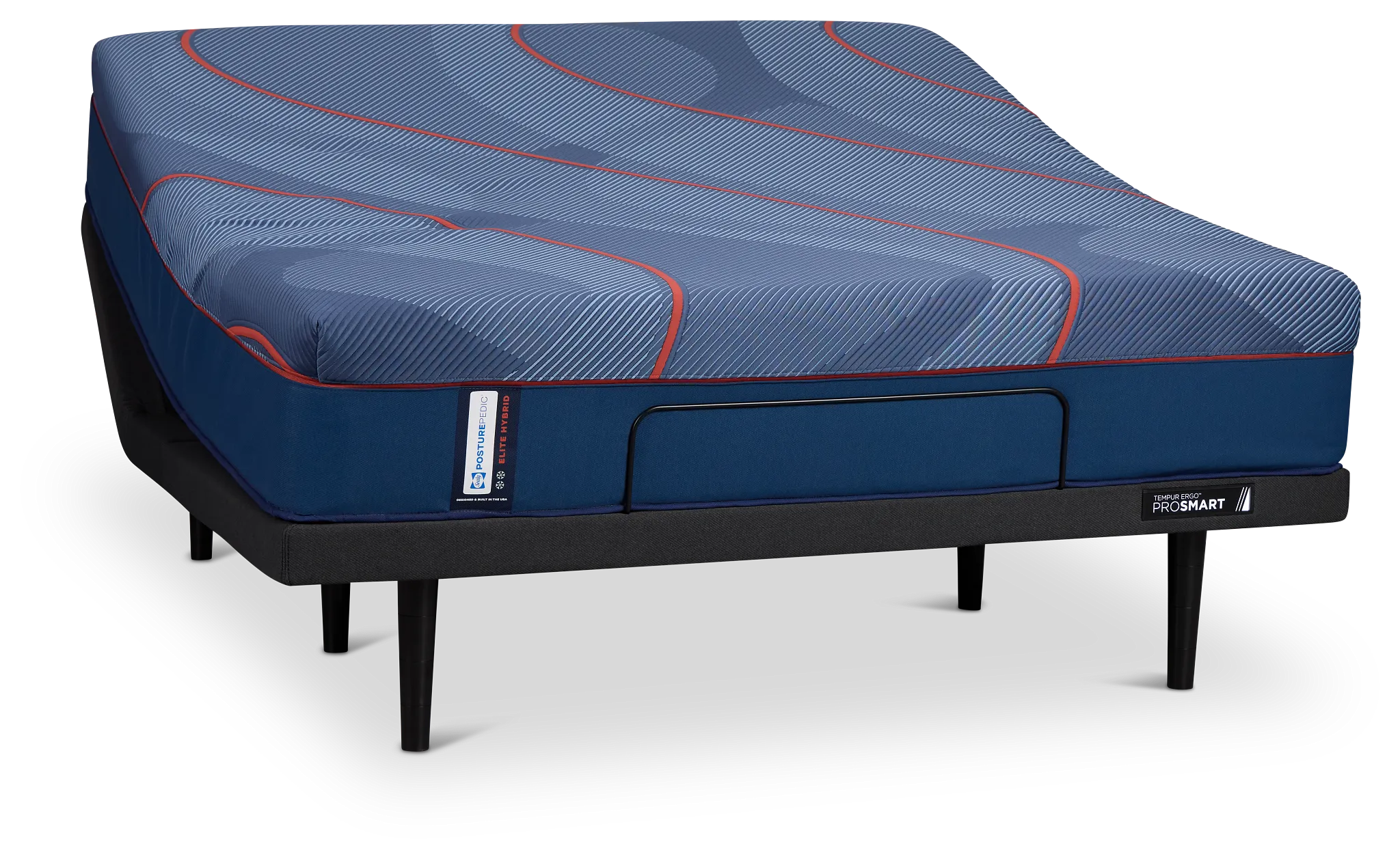 Posturepedic High Point Elite Hybrid Firm Ergo Prosmart Adjustable Mattress Set