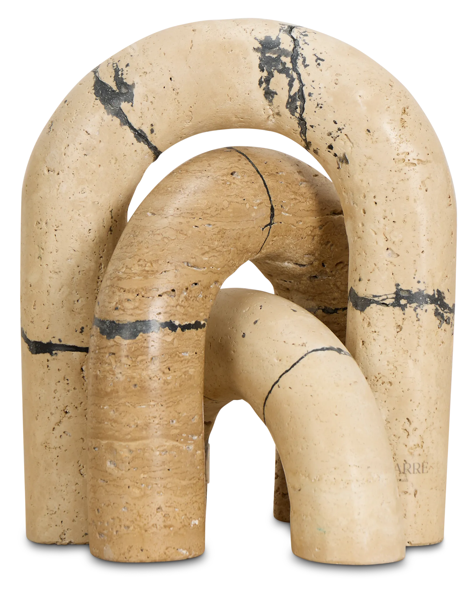 Elodie Ivory Stone Tabletop Accessory