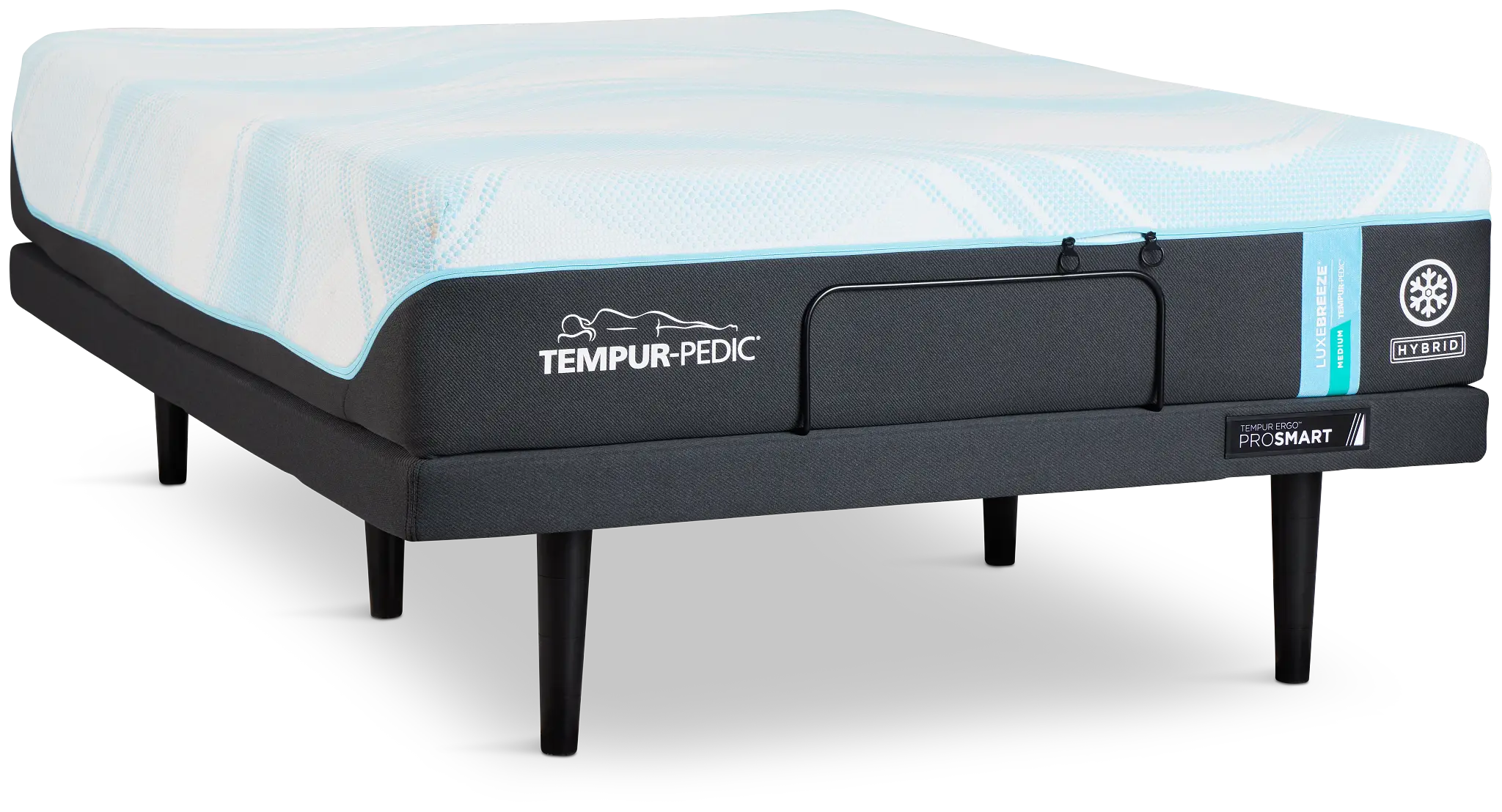 Tempur-pedic Tempur-luxebreeze Medium Ergo Prosmart Adjustable Mattress Set Tempur-pedic Tempur-luxebreeze Medium Ergo Prosmart Adjustable Mattress Set