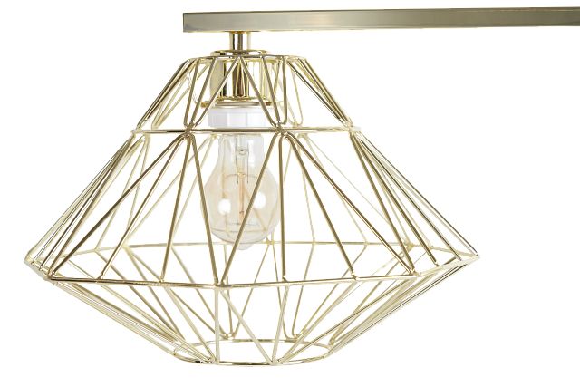 Cage Gold Desk Lamp