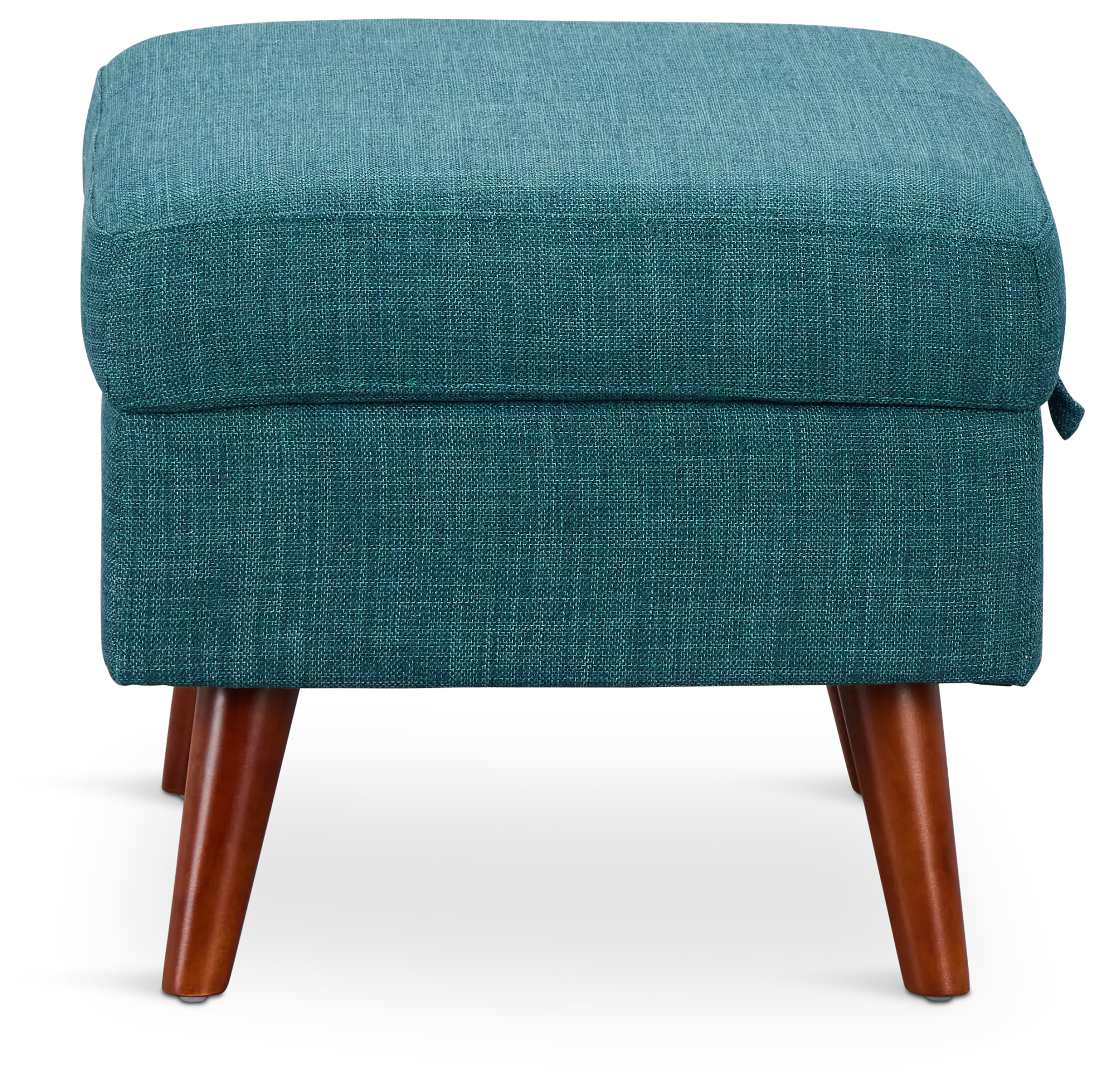 Raya Dark Teal Fabric Storage Ottoman Raya Dark Teal Fabric Storage Ottoman