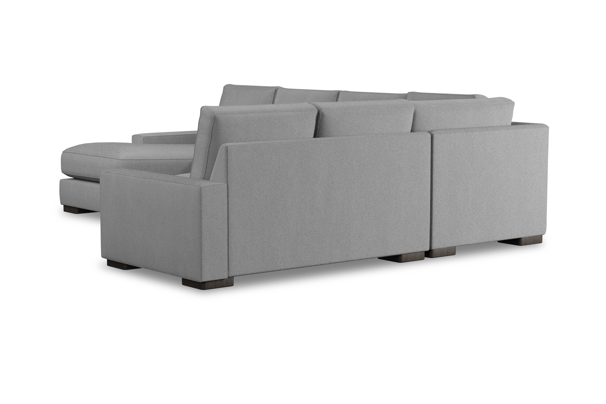 Edgewater Delray Light Gray Medium Left Chaise Sectional